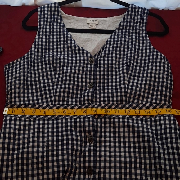 J.Crew beautiful gingham dress - Picture 8 of 11